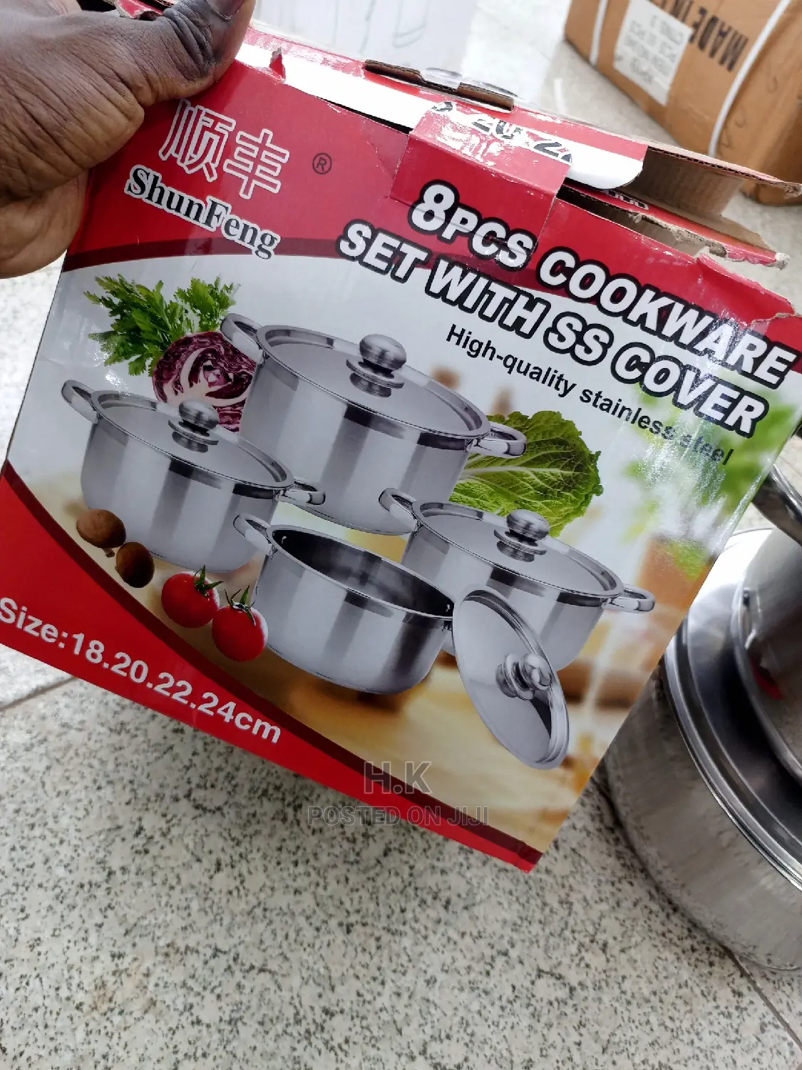 Feng Stainless Steel Dish Set