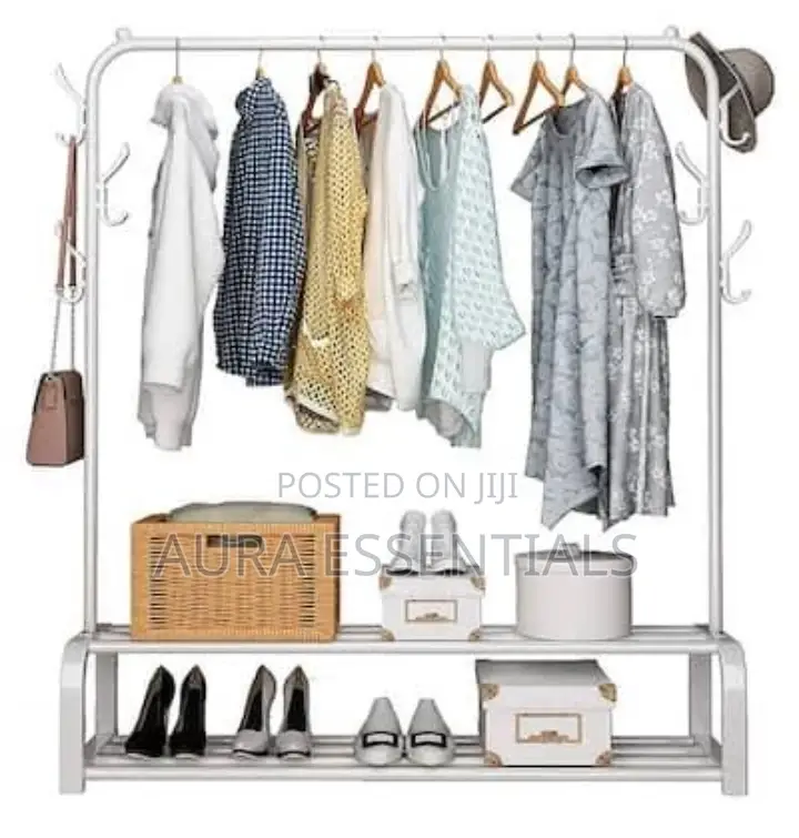 Free Standing Multifunctional Clothes Hanger Rack