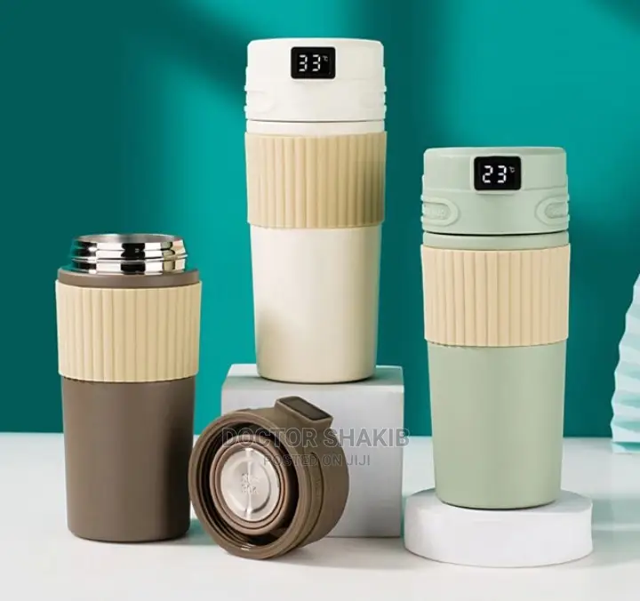 Smart Thermos Temperature Display Bottle
