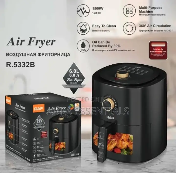Brand New RAF Air Fryer 6L