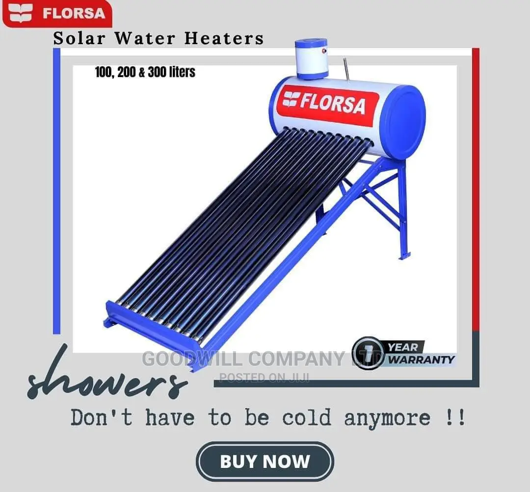 100 Liters Florsa Solar Water Heater