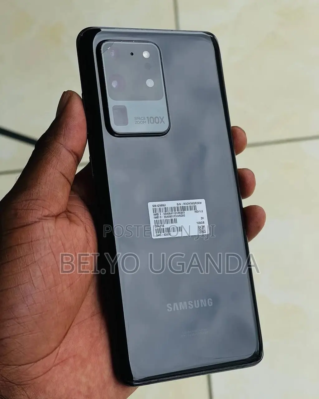 Samsung Galaxy S20 Ultra 5G 128 GB Black