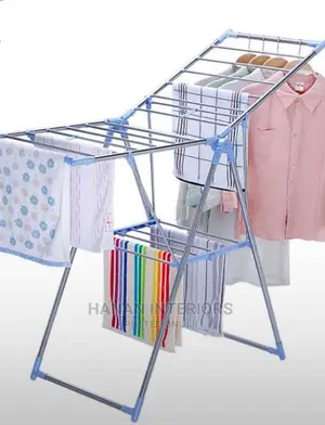 Metallic Portable Drying Rack-outdoor