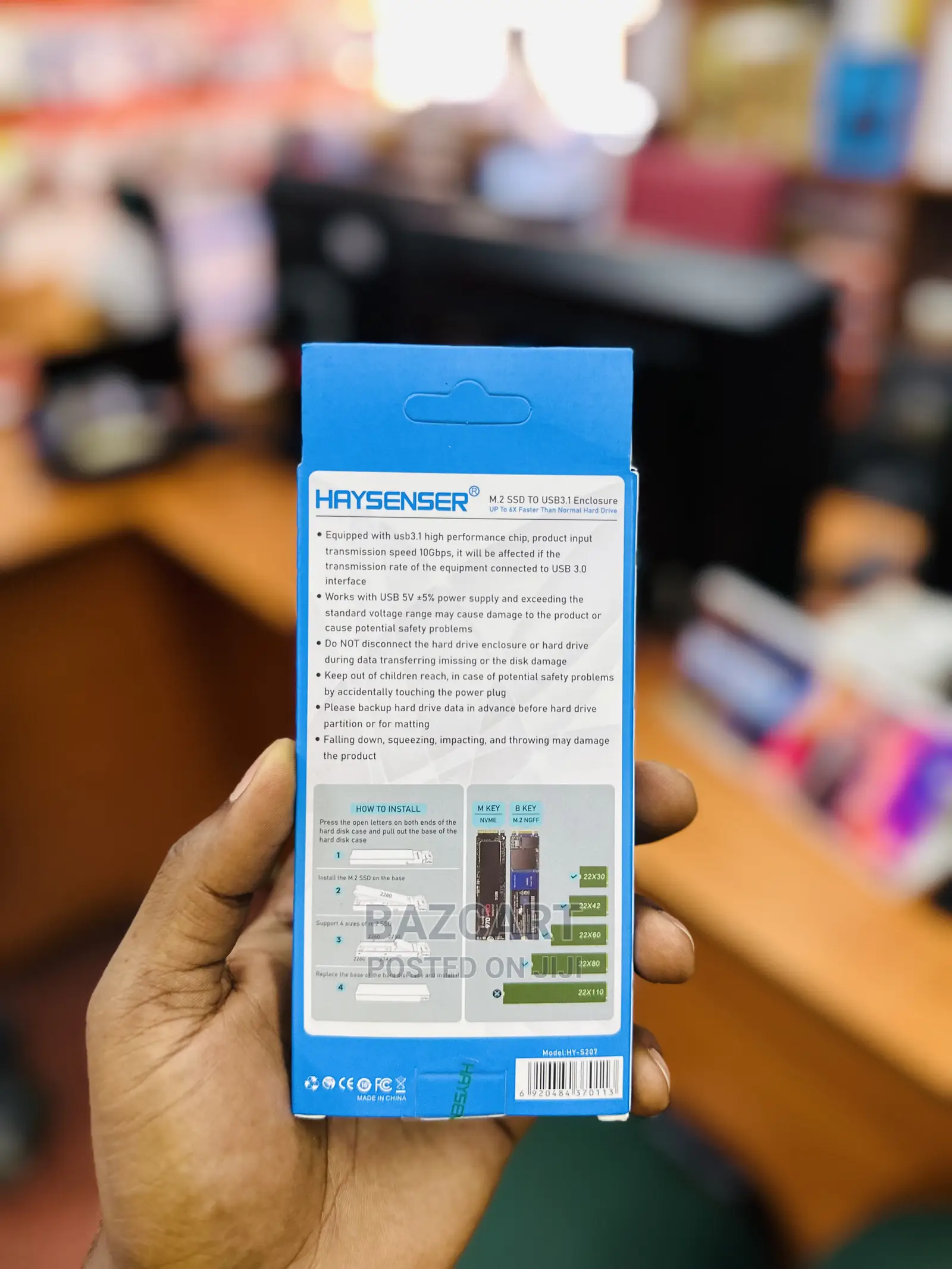 Haysenser Type C Nvme and M.2 Reader