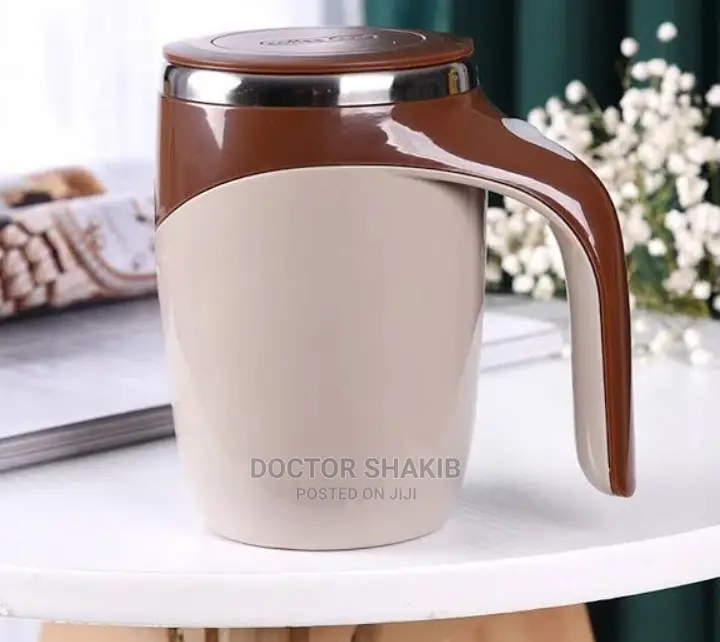 Automatic Self Stirring Mug Stainless Steel
