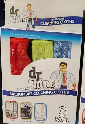 DR SHINE Microfibre Cleaning Cloths | 3 Pack | 30 Cm