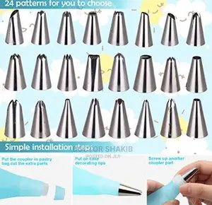 24pcs Cake Decorating Nozzles