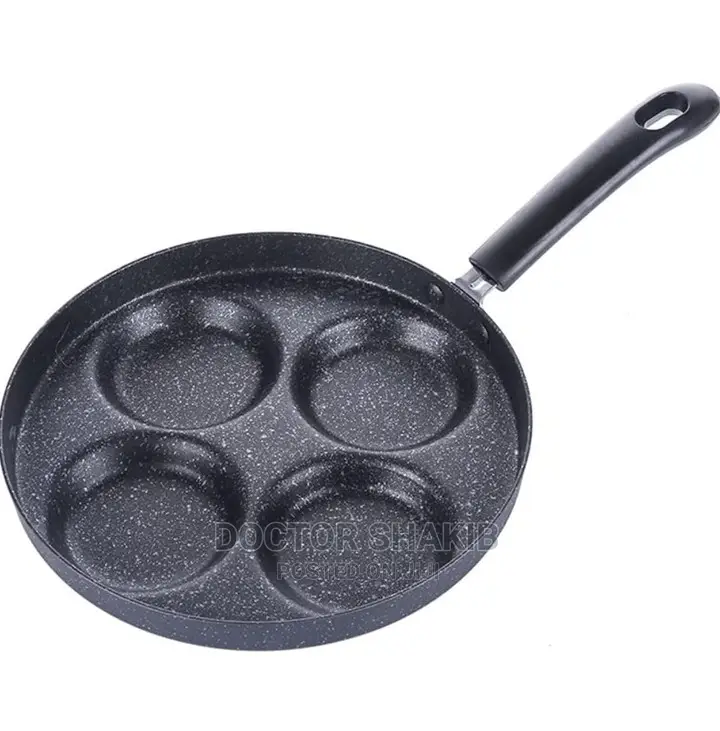 Circular 4 Dimples Non Stick Frying Pan