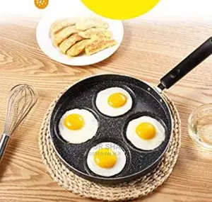 Circular 4 Dimples Non Stick Frying Pan