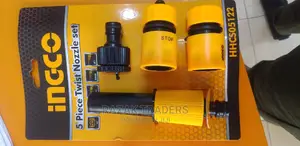 Ingco Hhcs05122 5pcs Twist Nozzle Hose Connector Set