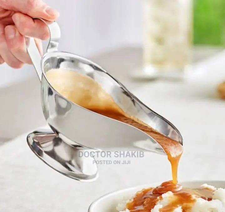 Metallic Sauce Boat
