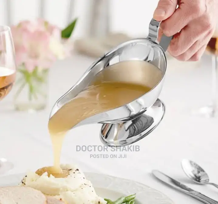 Metallic Sauce Boat