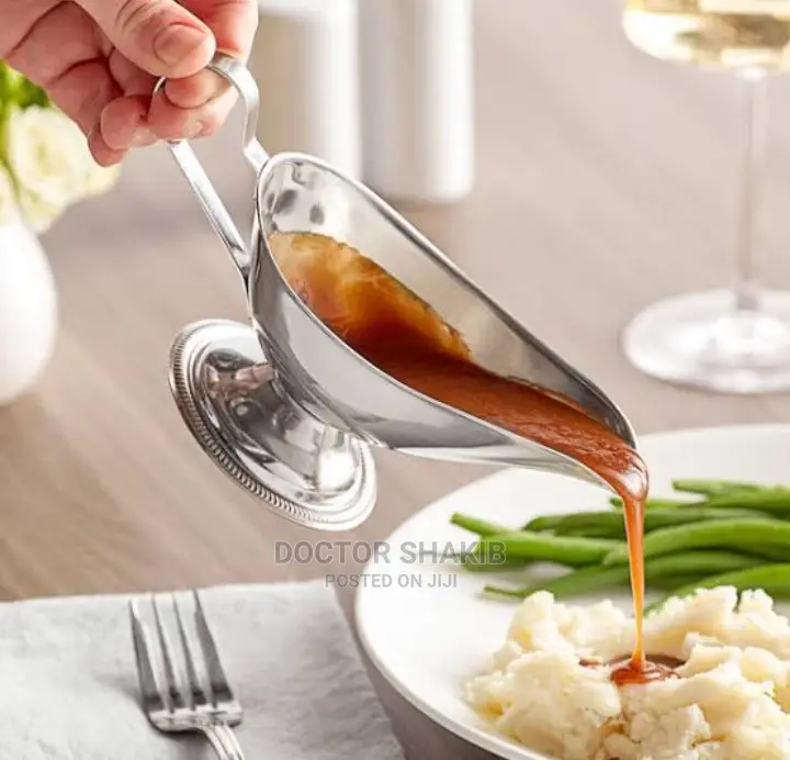 Metallic Sauce Boat