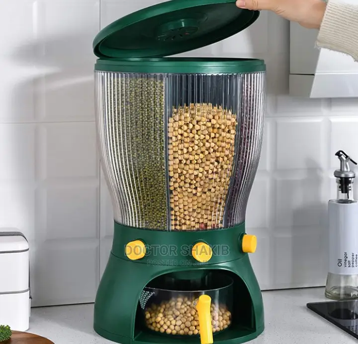 Multifunction Cereal Storage Rotating Barrel