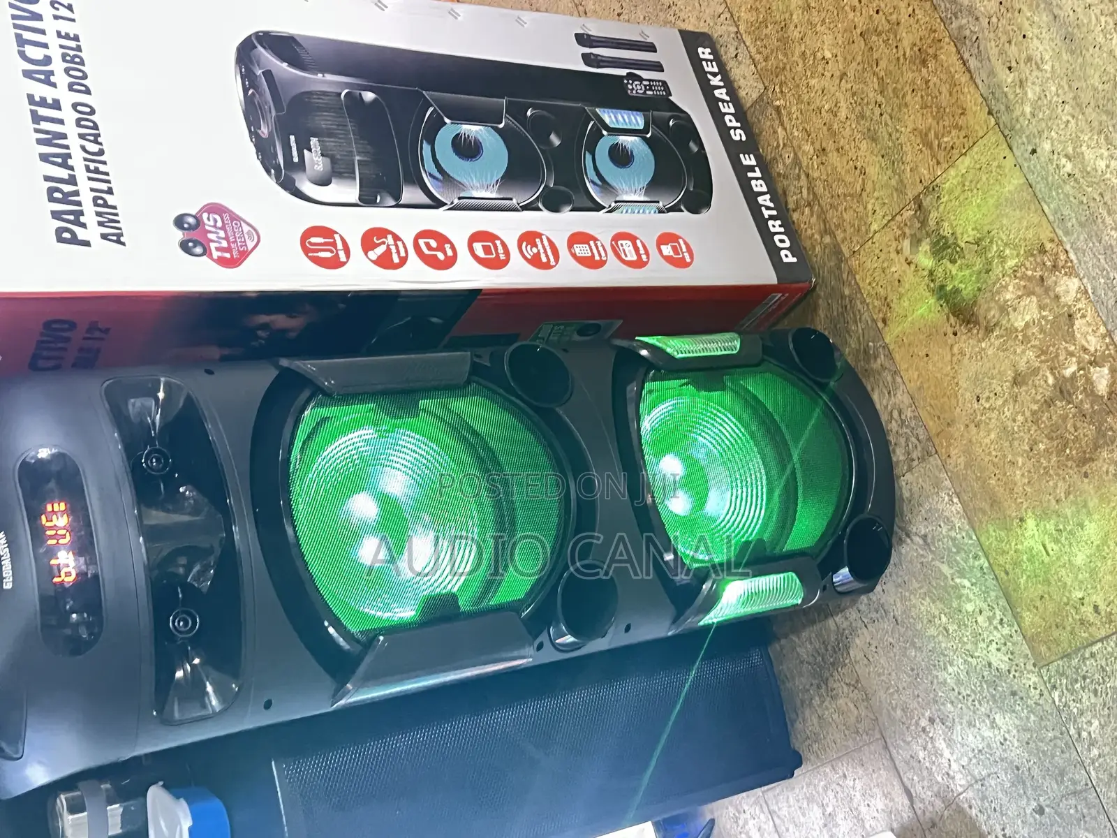 Rechargeable Globalstar Sound System