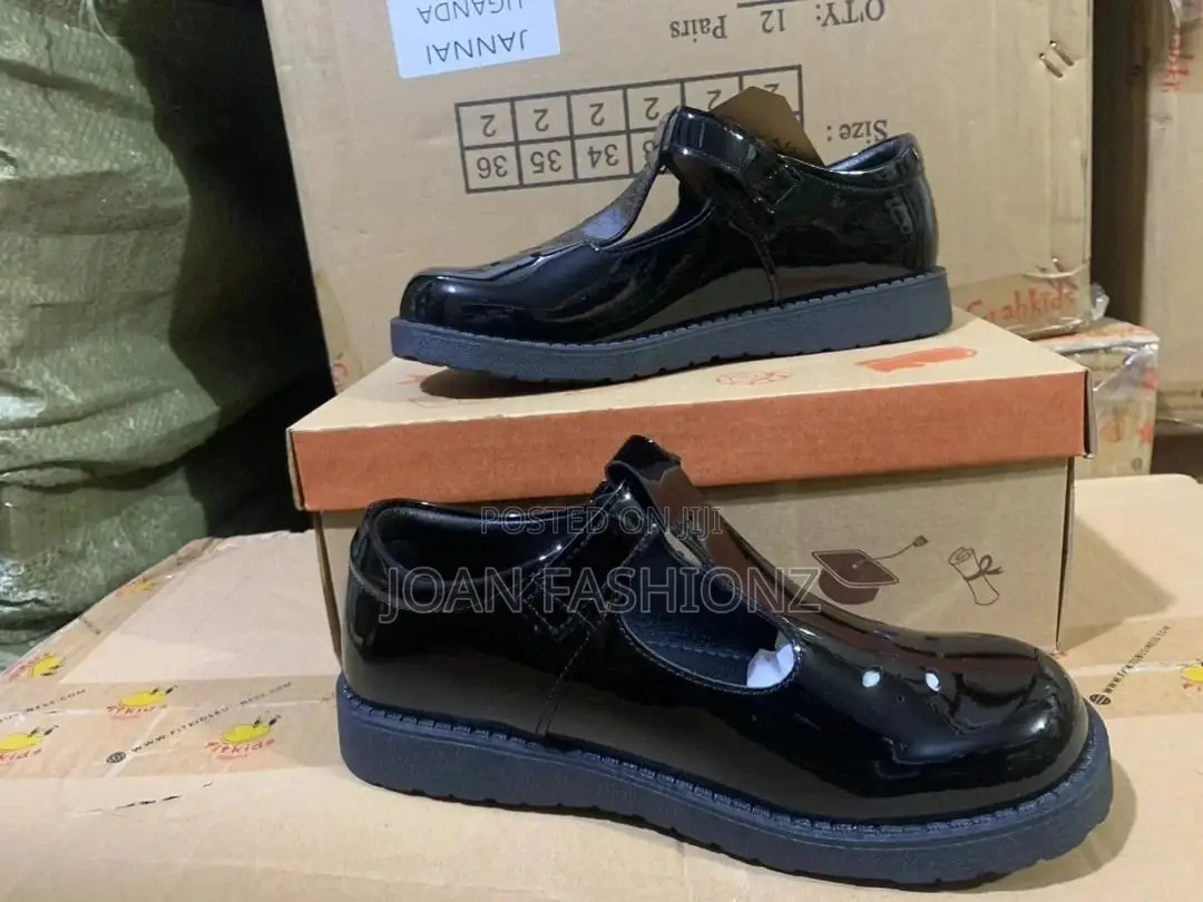 Original Fit Kid School Shoes-Black