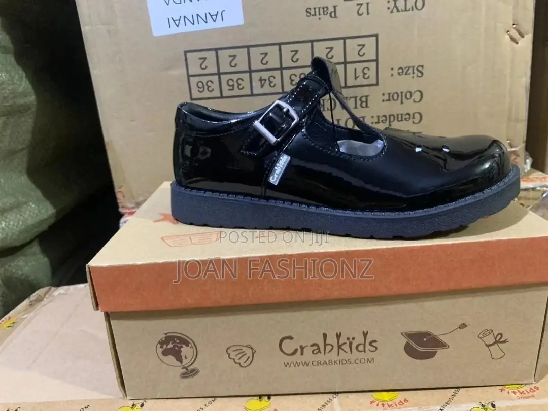 Original Fit Kid School Shoes-Black