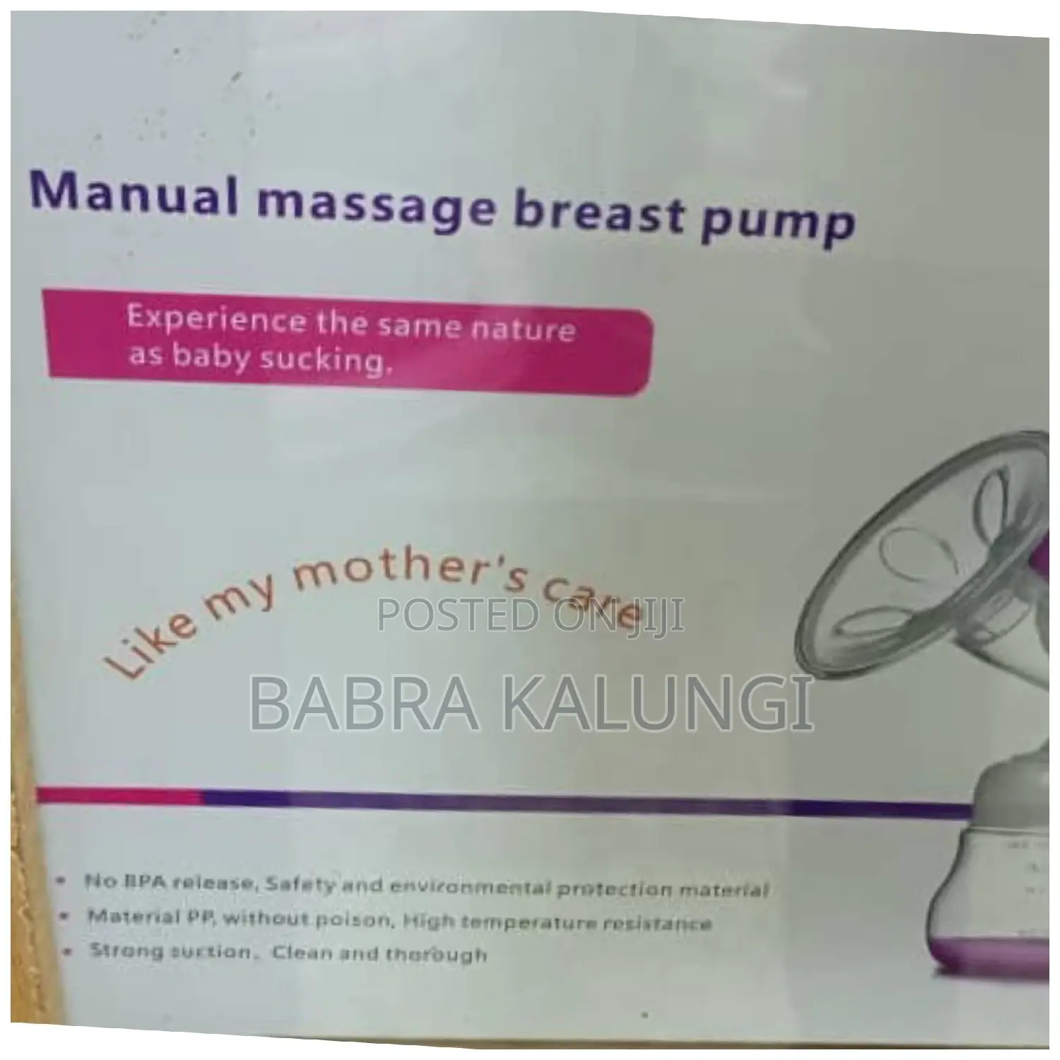Manual Massage Breast Pump