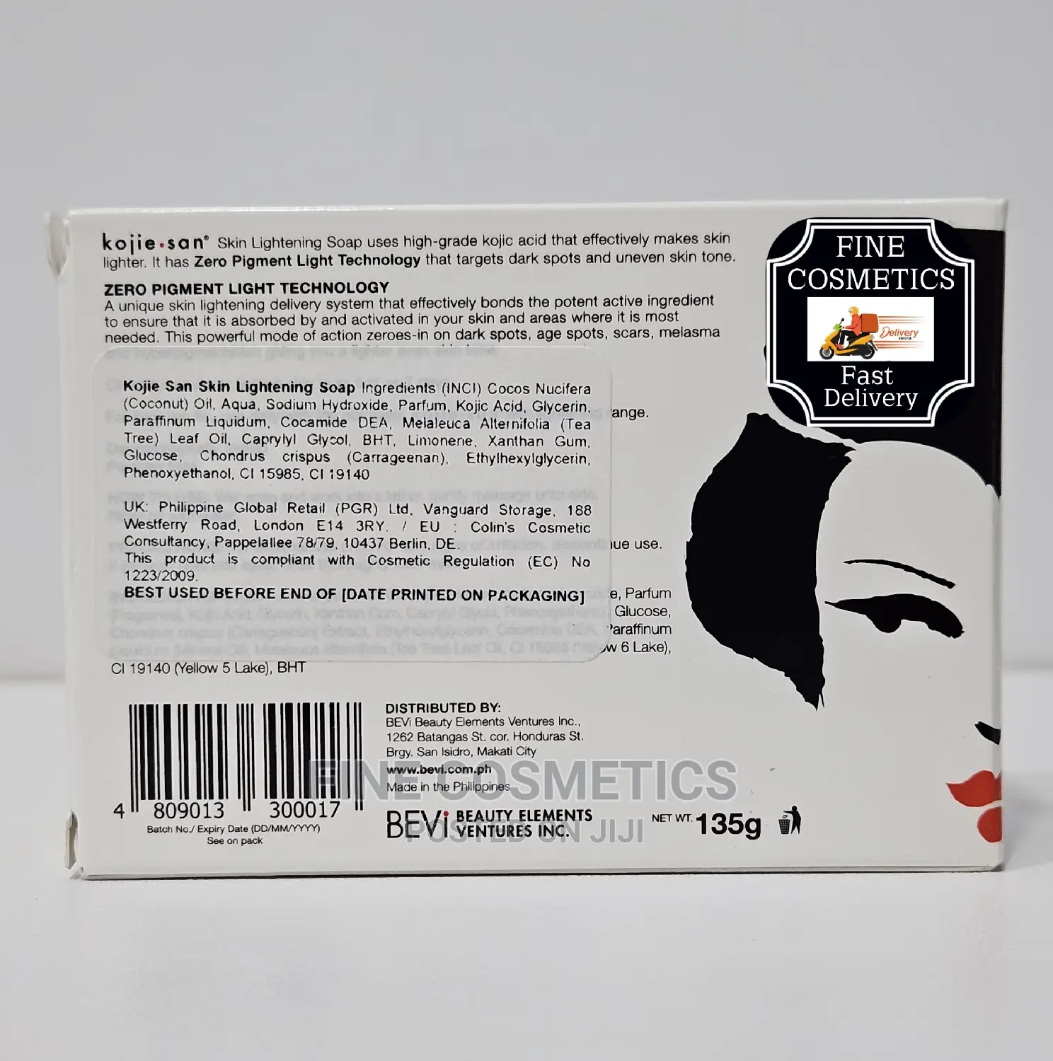 Authentic Kojie San VIP Zero Pigment Skin Lightening Soap UK
