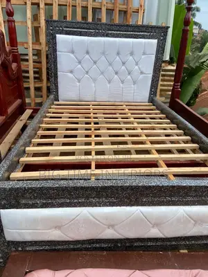 Classy 4*6 Bed White Leather