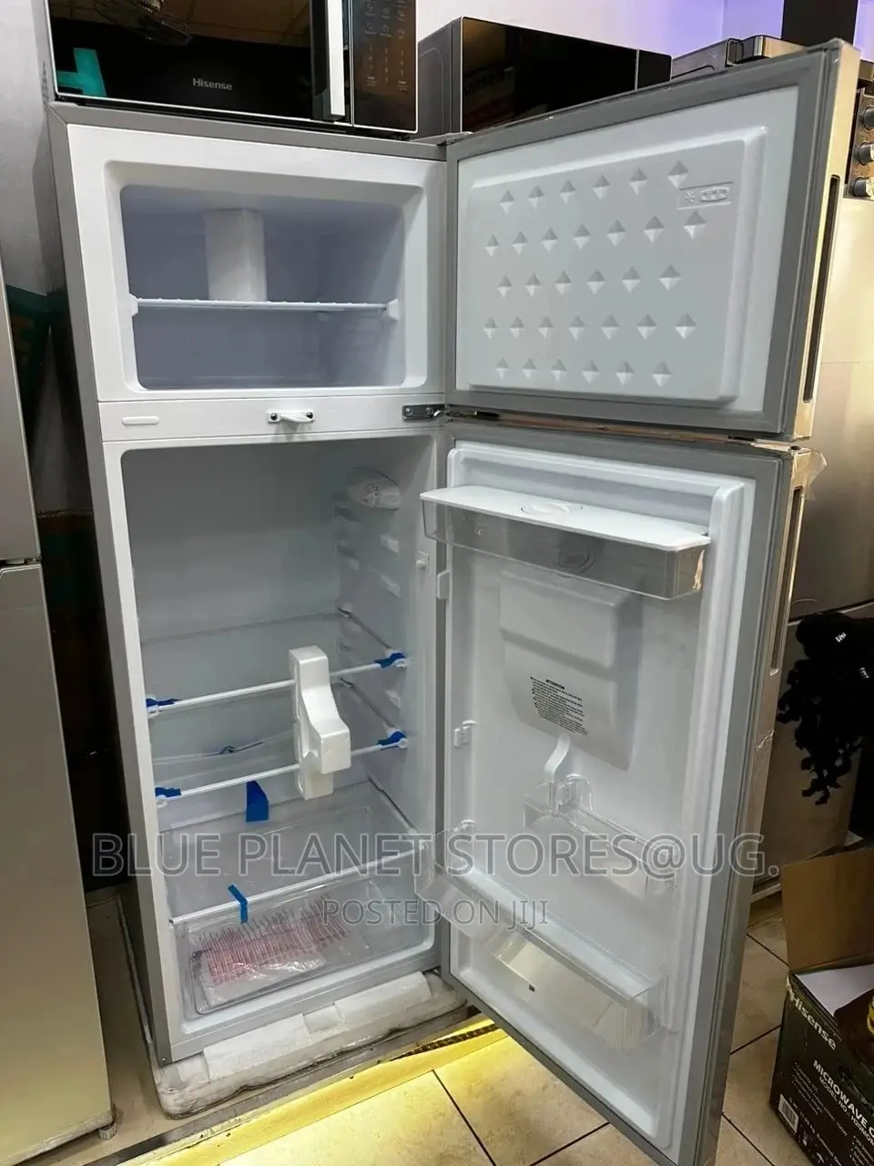Chiq 270litres Double Door Refrigerator With Water Dispenser