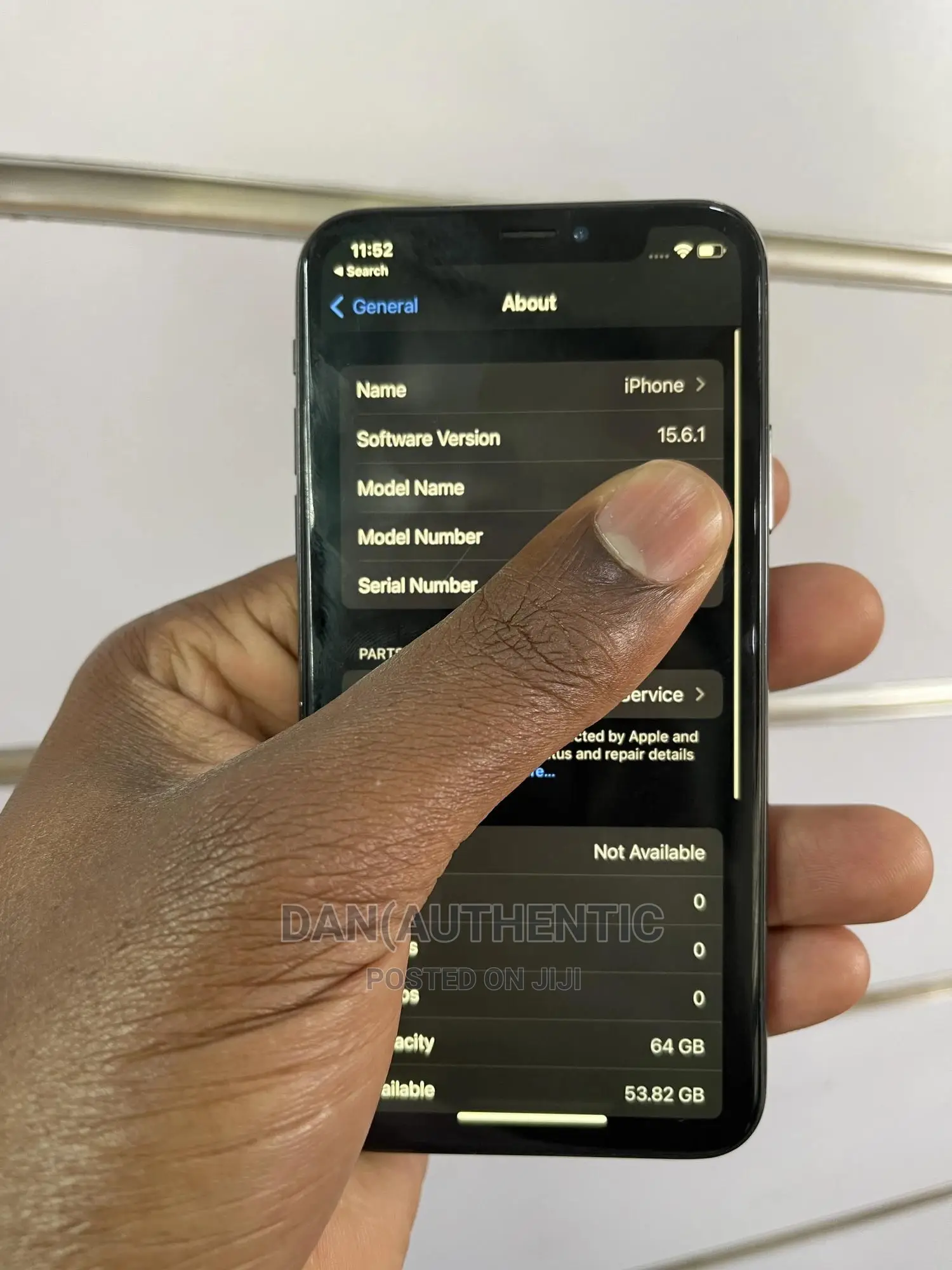 Apple iPhone X 64 GB Black