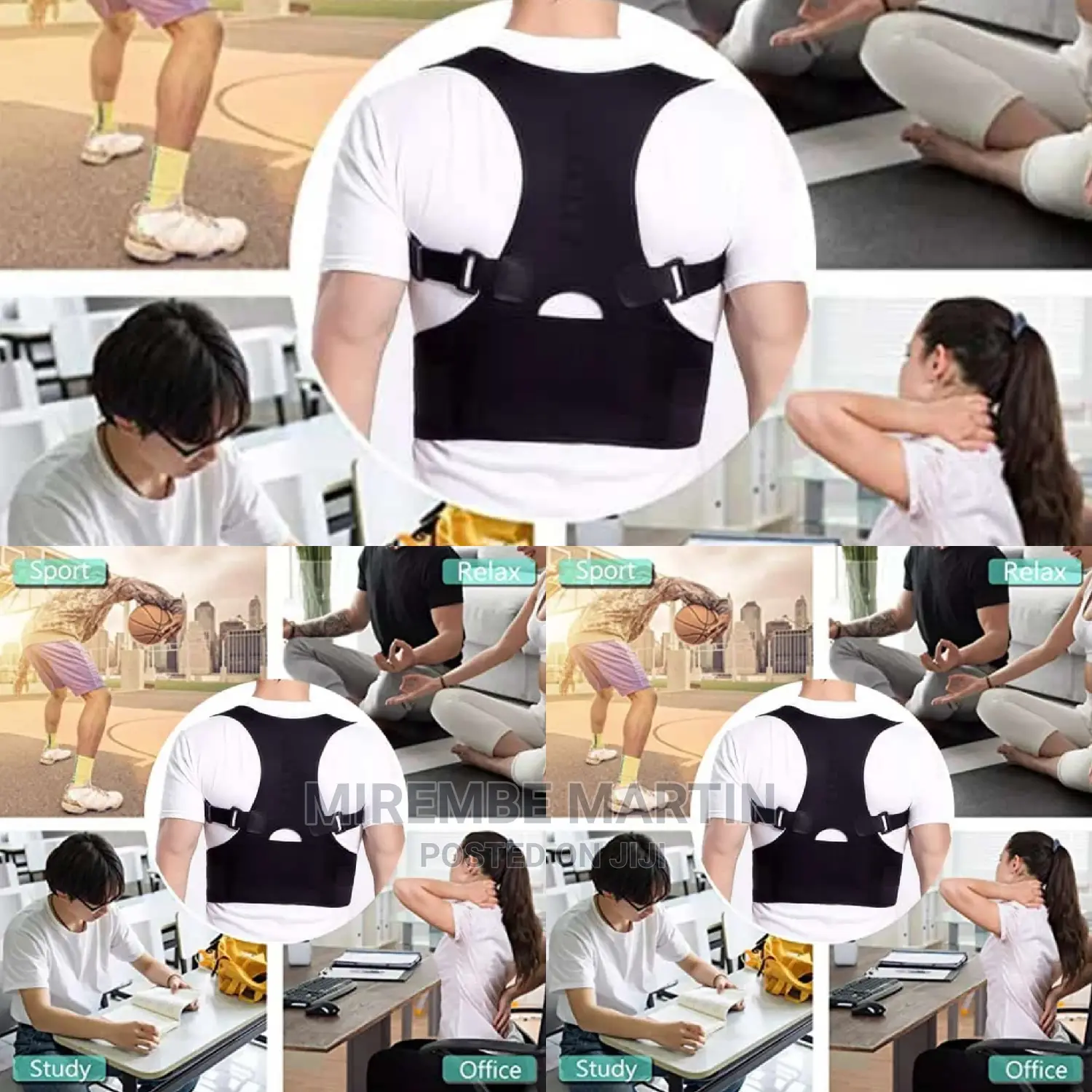Adjustable Back Support Belt