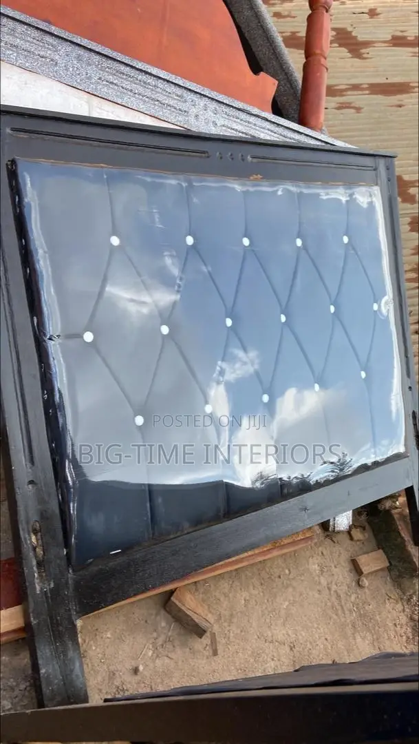 Strong 5*6 Leather Bed-Gray