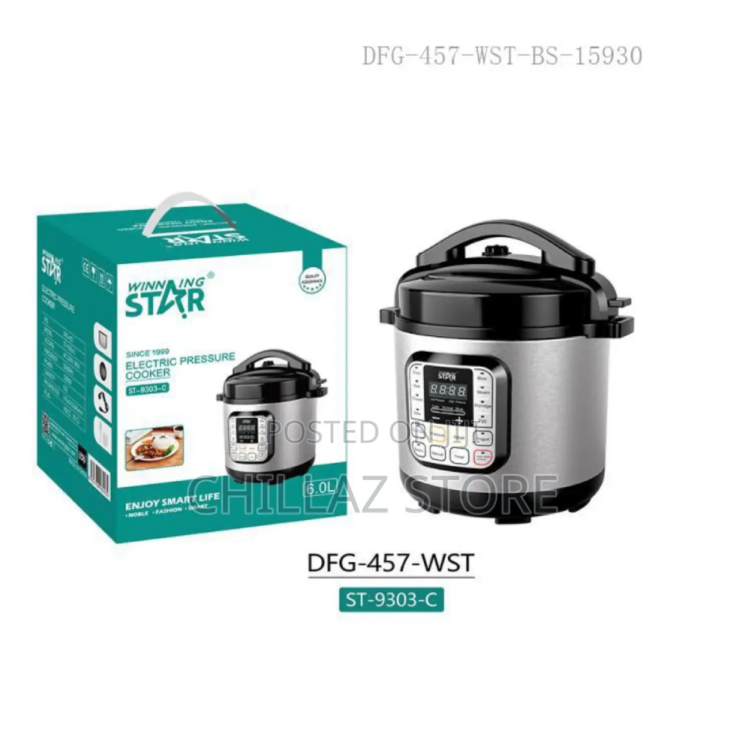 Winning Star Electric Pressure Cooker.