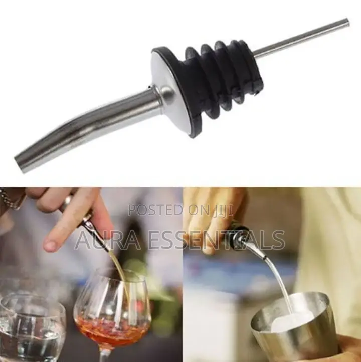 Stainless Steel Whisky, Liquor, Oil, Wine Bottle Pourer