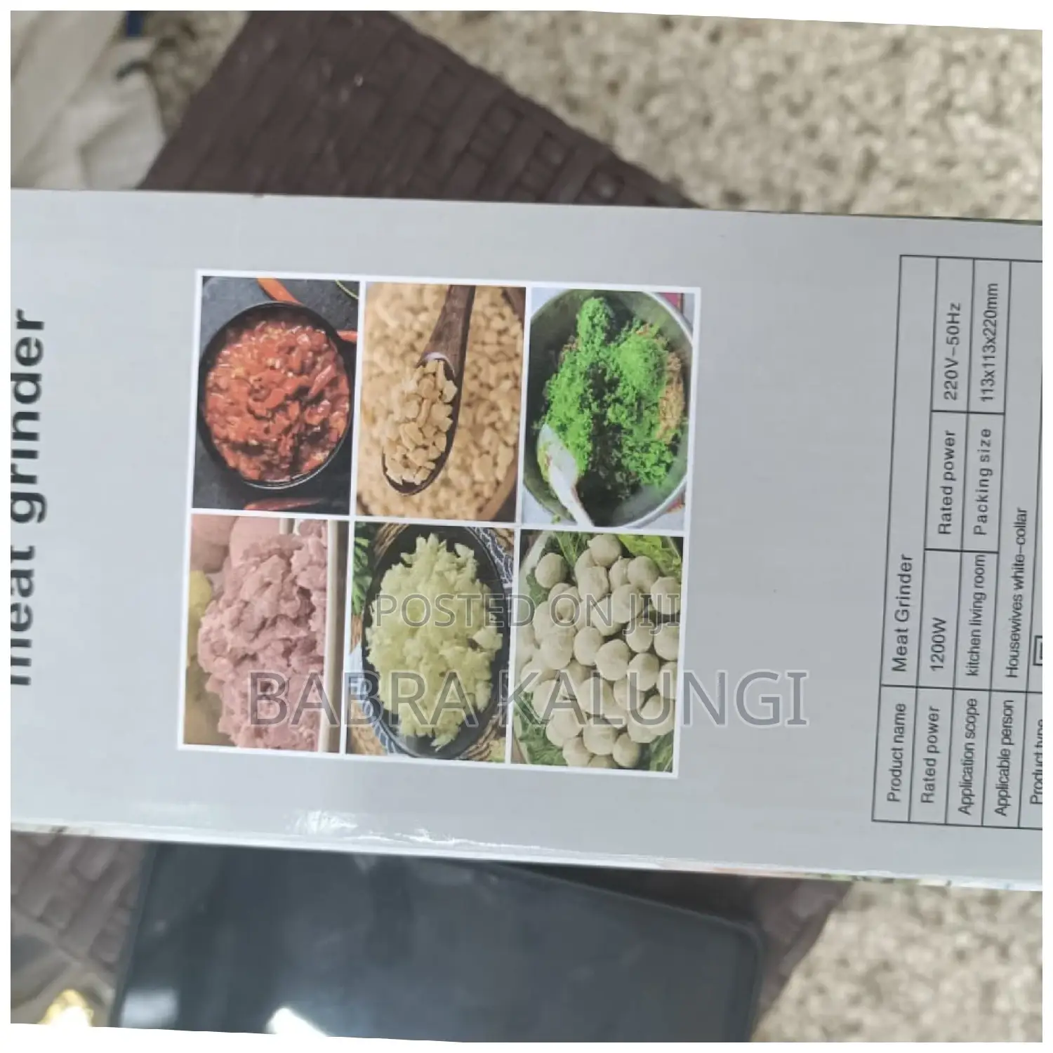 Electric Food Grinder