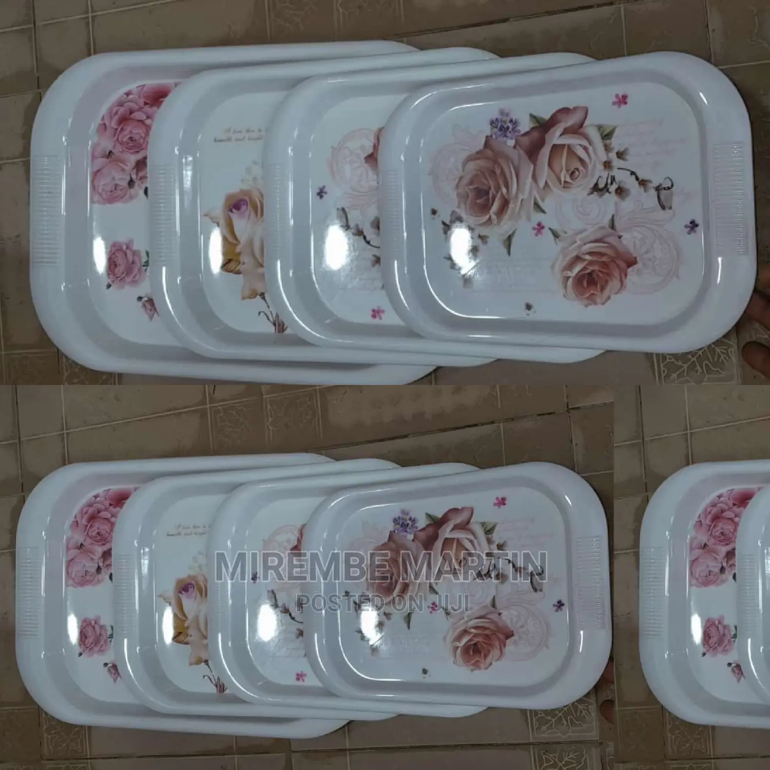 White Serving Tray