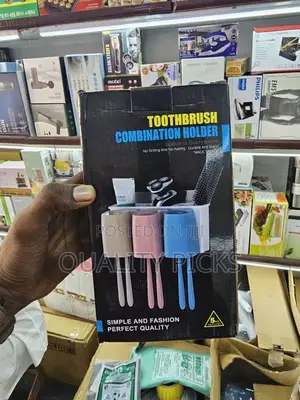 Wall Mountable Toothbrush Holder / Cosmetics Holder