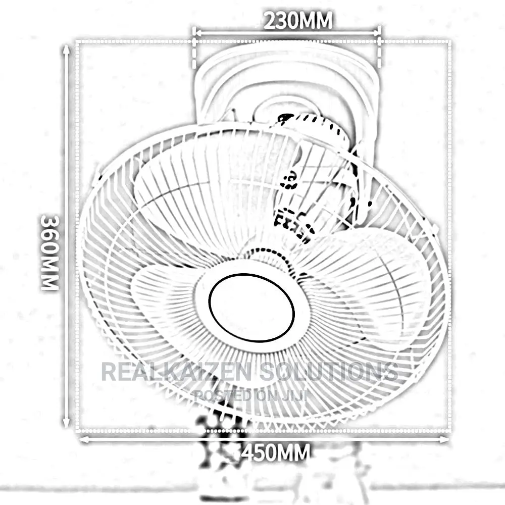 GEEPAS 16-Inch Orbital Ceiling Fan With Speed Controller 60w