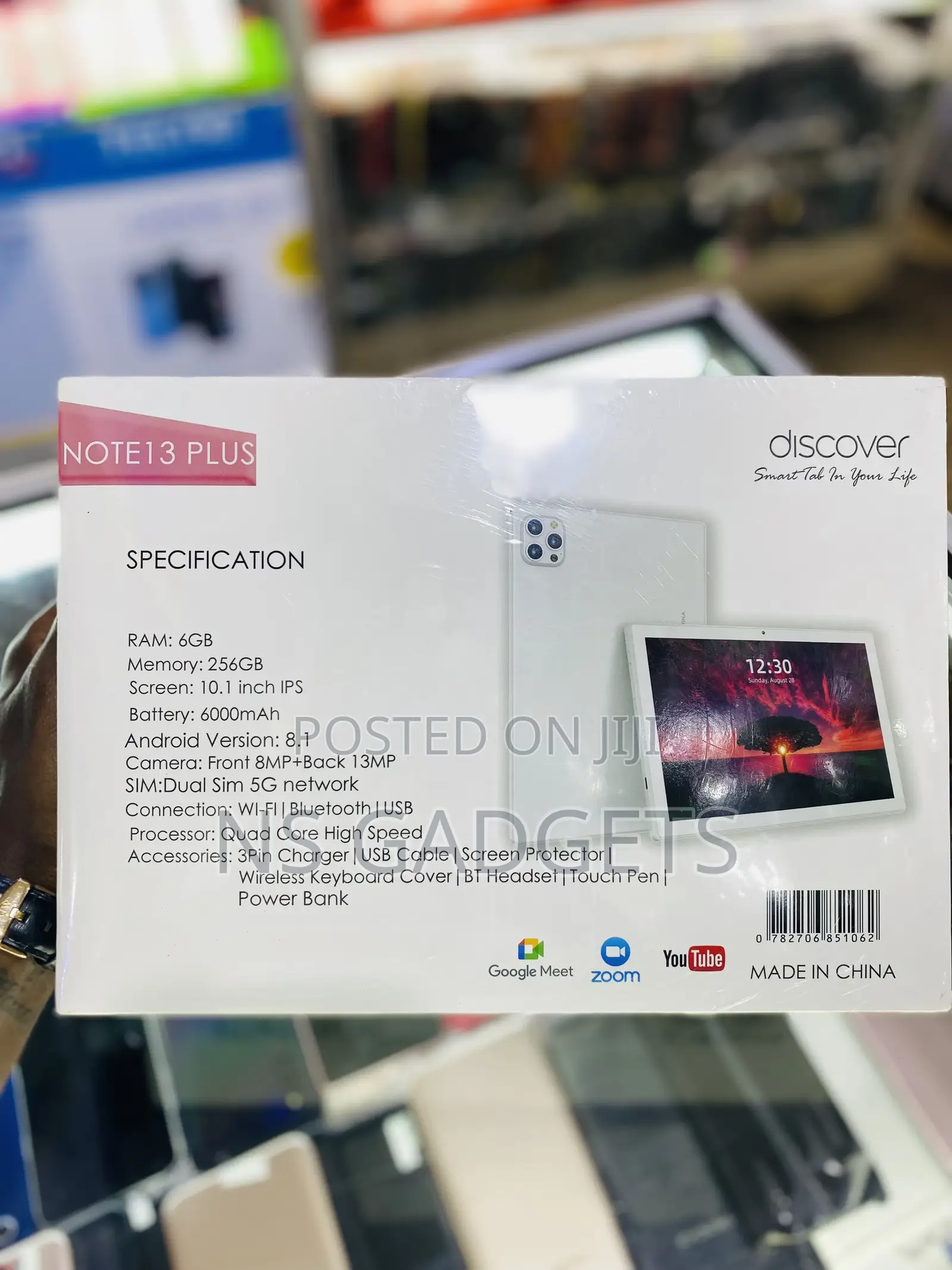 New Discover Note 13 Plus 256 GB White