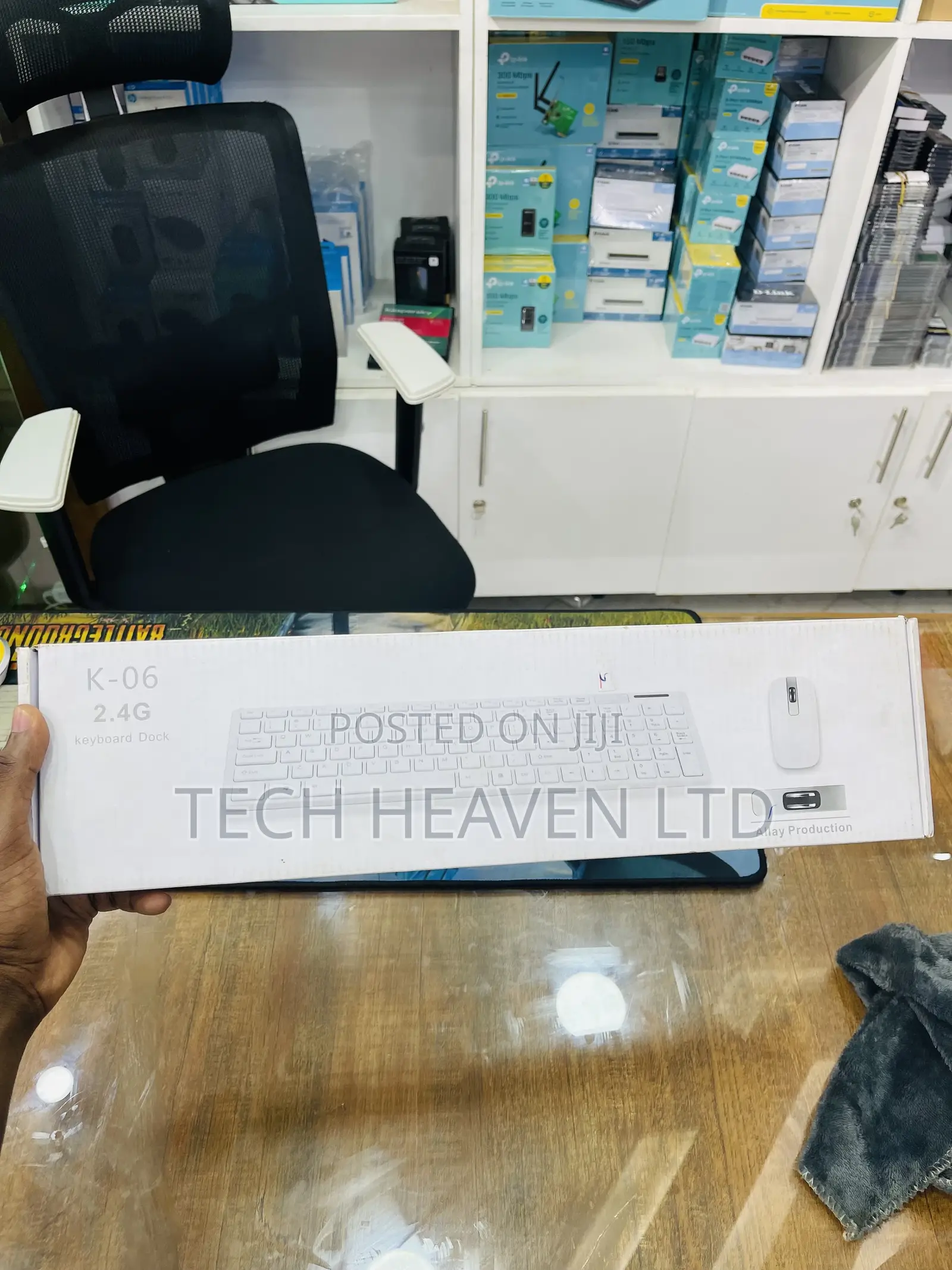 K-06 2.4G Keyboard and Mouse Combo - Sleek Design