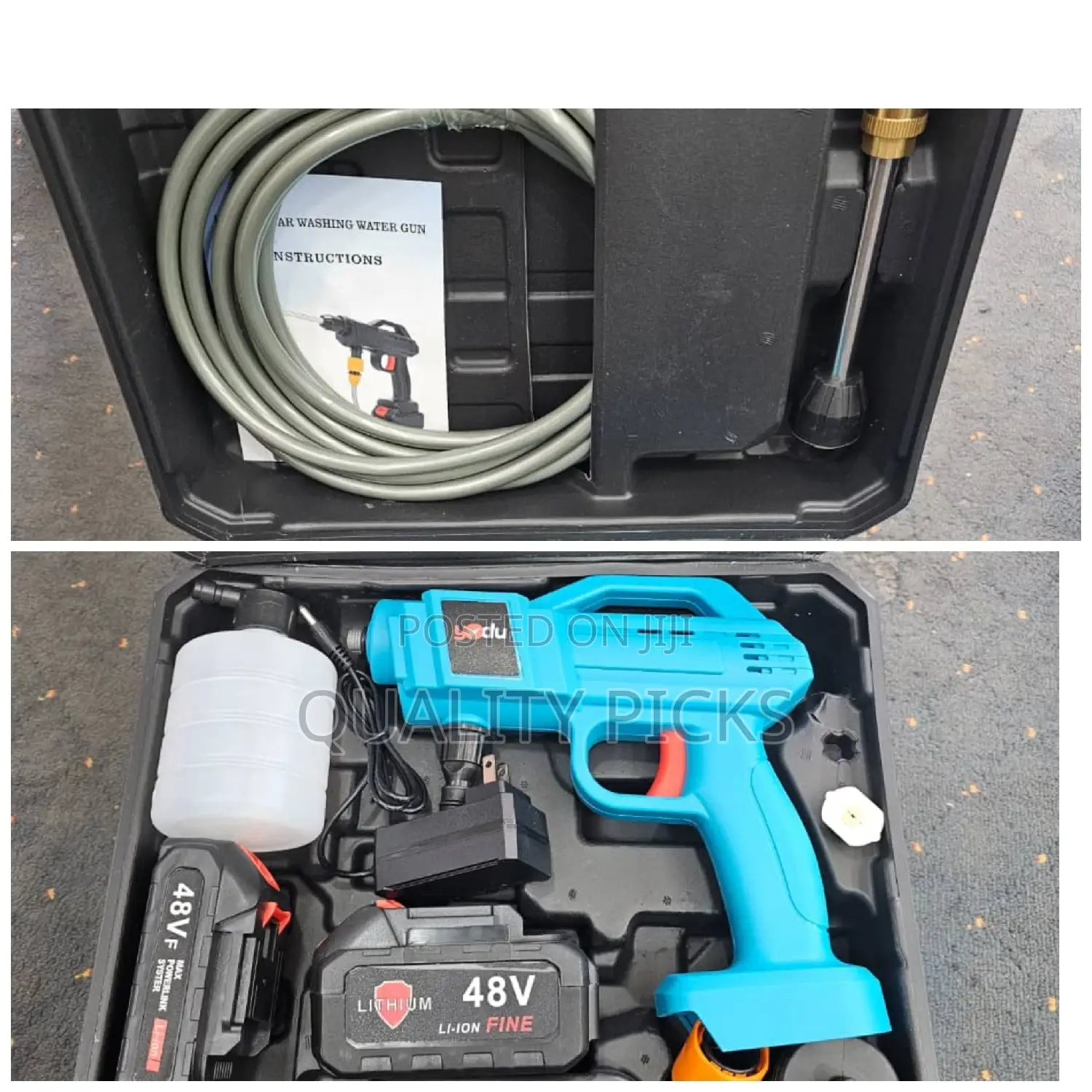 Car Care Rechargeable Portable Cordless Pressure Washers Gun