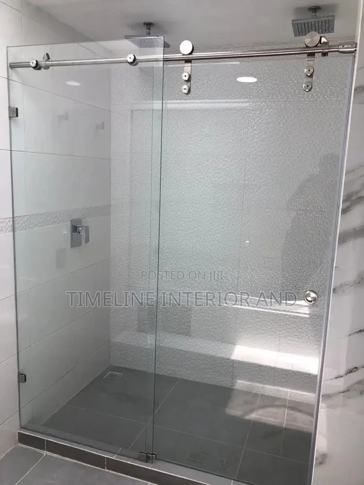 Attractive, Glass, Shower, Cabinets