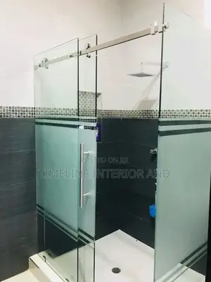 Attractive, Glass, Shower, Cabinets
