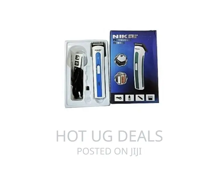 Nikai Rechargeable Hair Trimmer - White Color