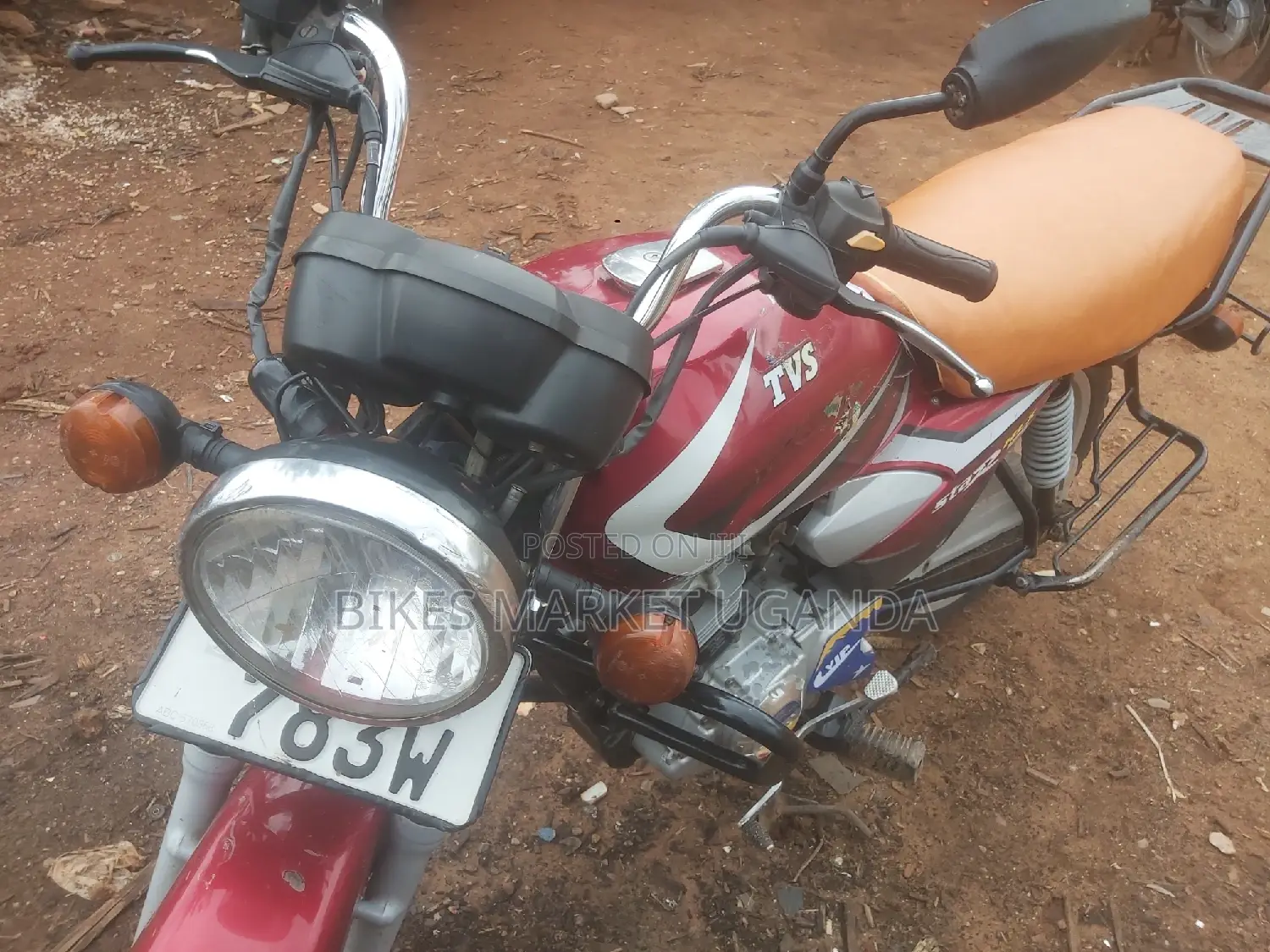 TVS HLX 125 2019 Red