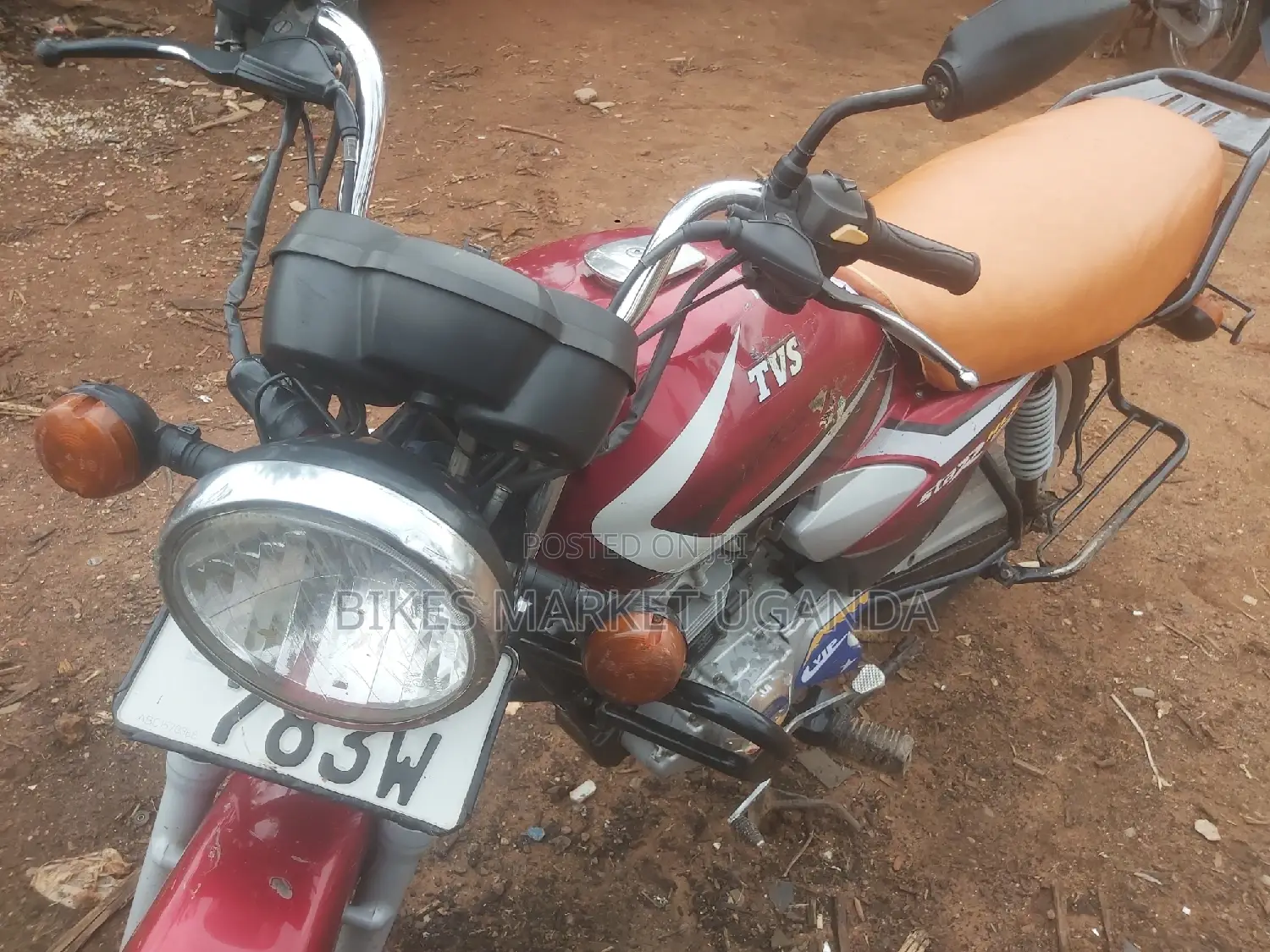 TVS HLX 125 2019 Red