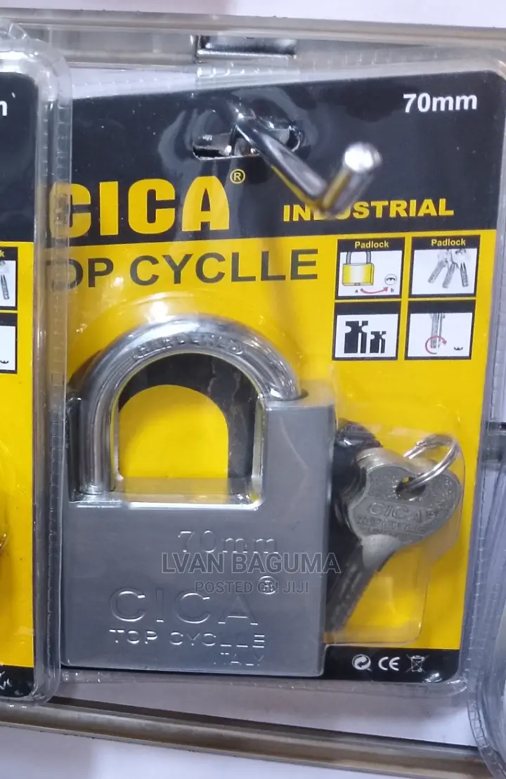 CICA Padlock Italy Made 70mm - With a Guard