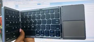 Bluetooth Rechargeable Foldable Keyboard With Touch Pad