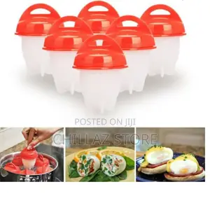 6pcs Silicone Egg Boiler.