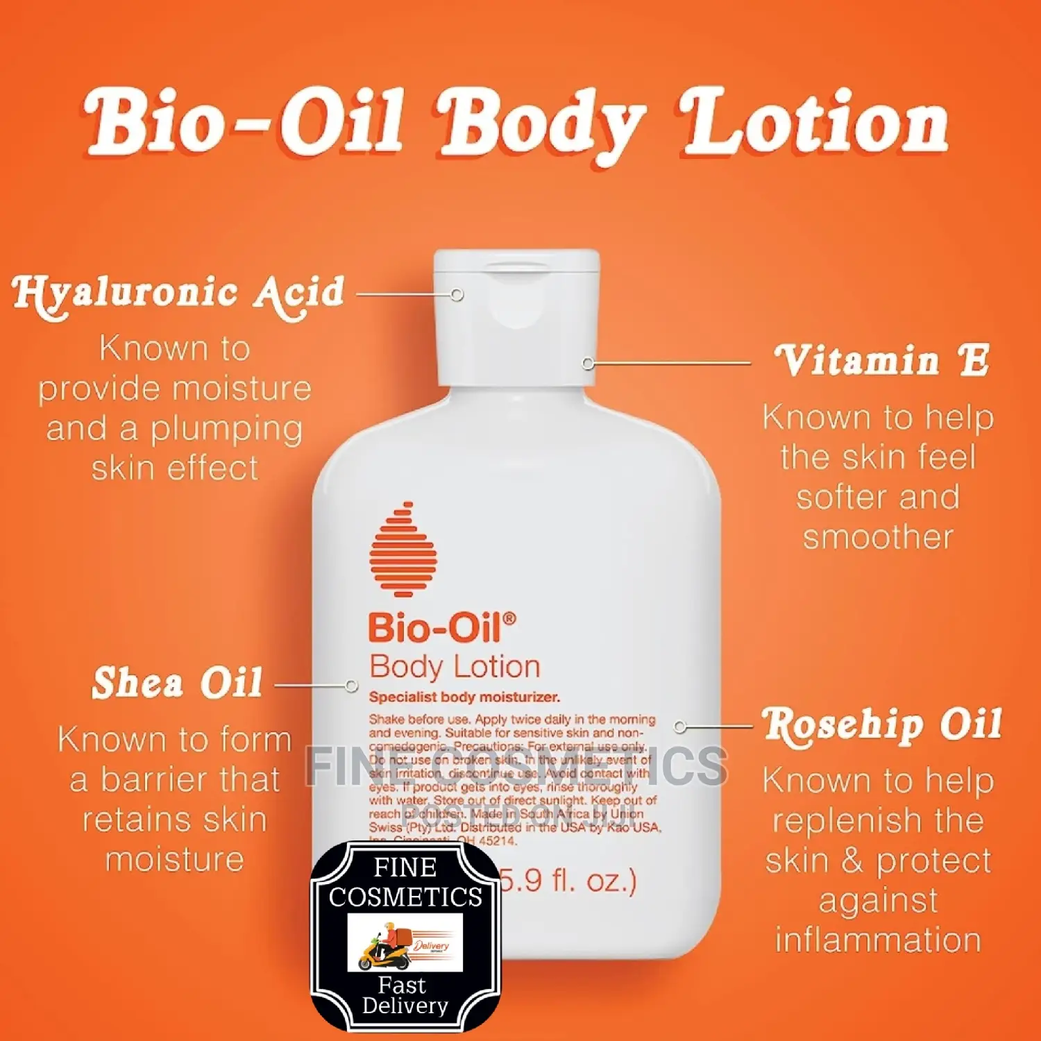 New Bio Oil Moisturizing Body Lotion for Dry Skin .Big 250ml