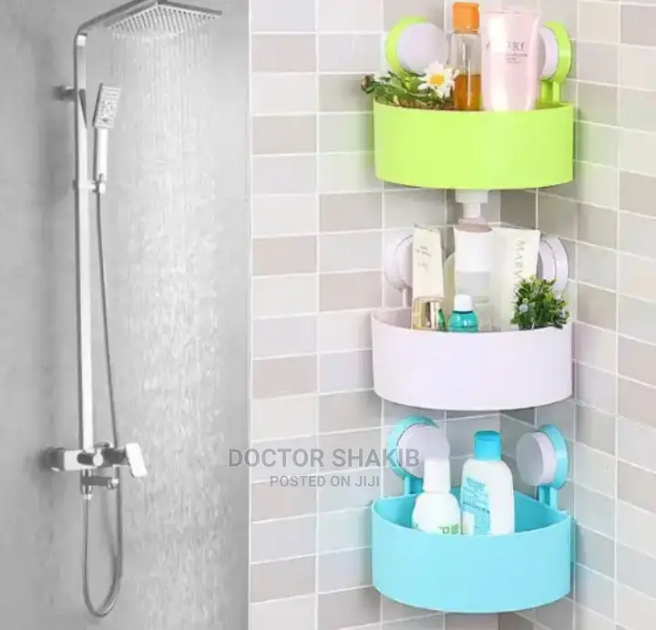 Triangular Shower/ Bathroom Corner Shelf