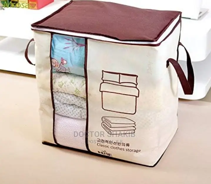 Foldable Classic Clothes Storage Box/ Organizer