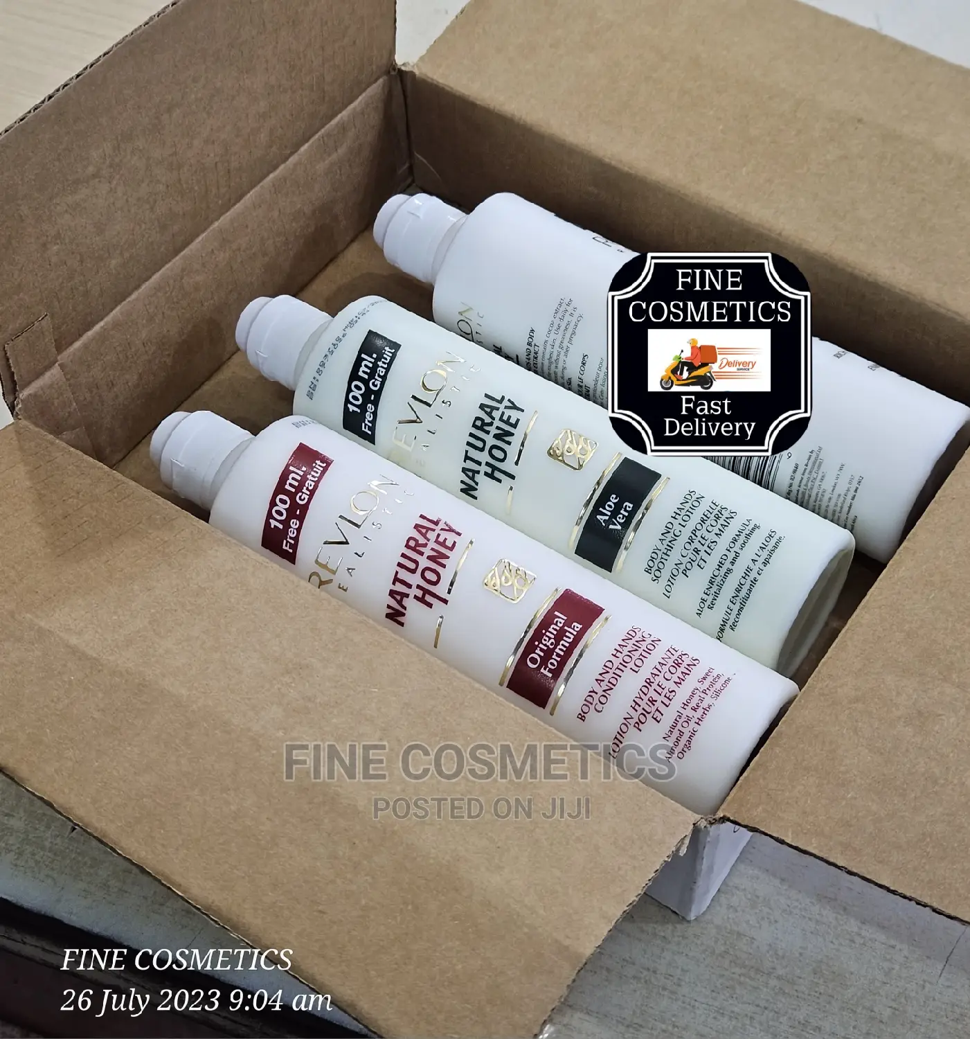 Original Revlon Realistic Natural Honey Hand and Body Lotion