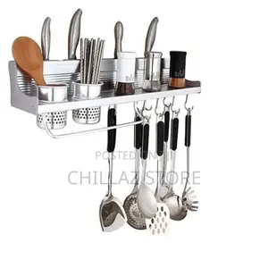 Wall Mounted Kitchen Utensil Organizer.